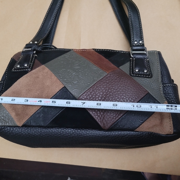 NWOT FOSSIL PATCHWORK BAG - Picture 7 of 15